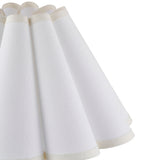 Endon Ayla 31cm Tapered Shade Vintage white cotton