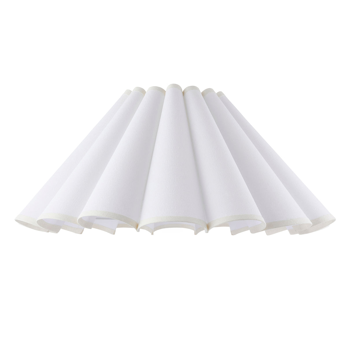 Endon Ayla 53cm Tapered Shade Vintage white cotton