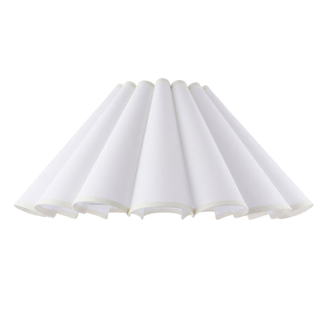 Endon Ayla 53cm Tapered Shade Vintage white cotton