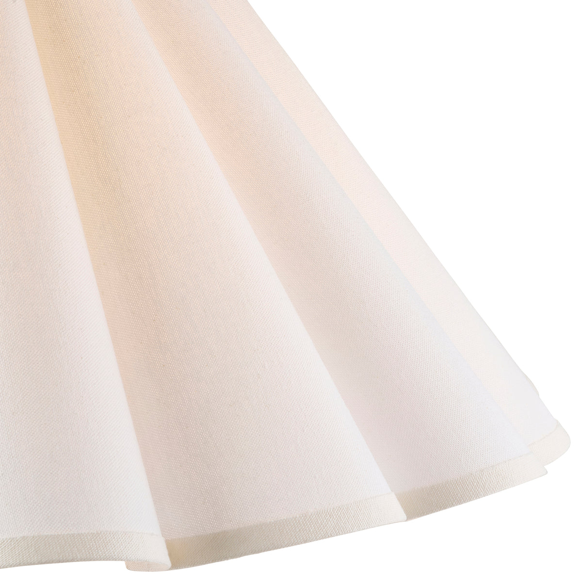 Endon Ayla 53cm Tapered Shade Vintage white cotton