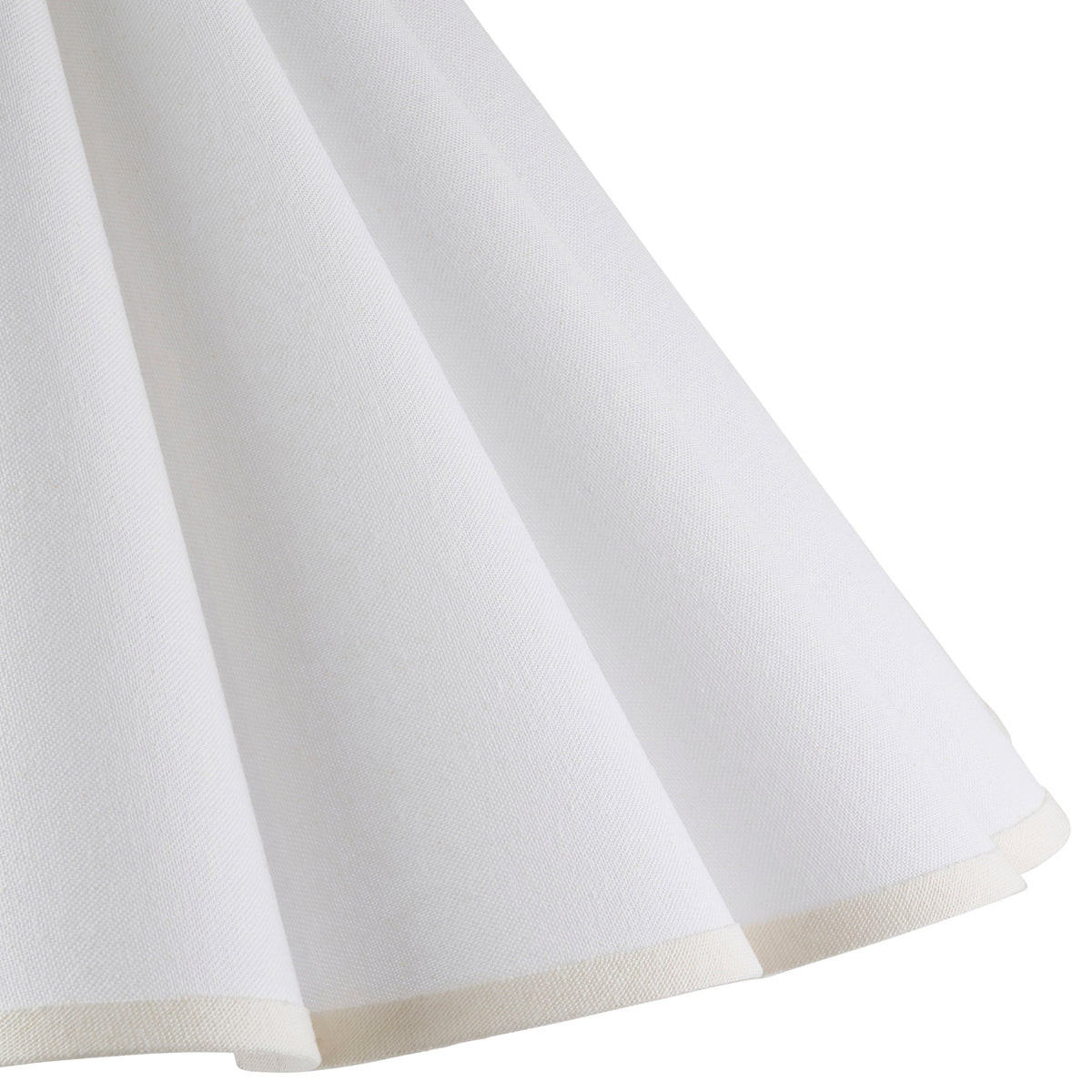 Endon Ayla 53cm Tapered Shade Vintage white cotton
