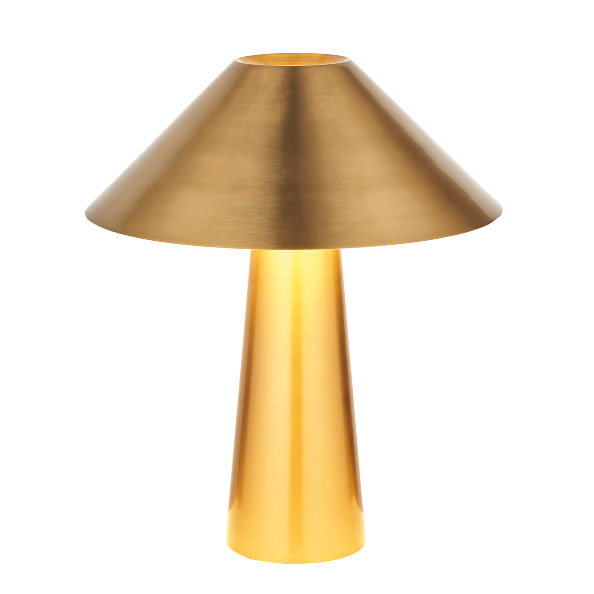 Endon Isak Table Lamp Brushed Aged Brass