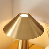 Endon Isak Table Lamp Brushed Aged Brass