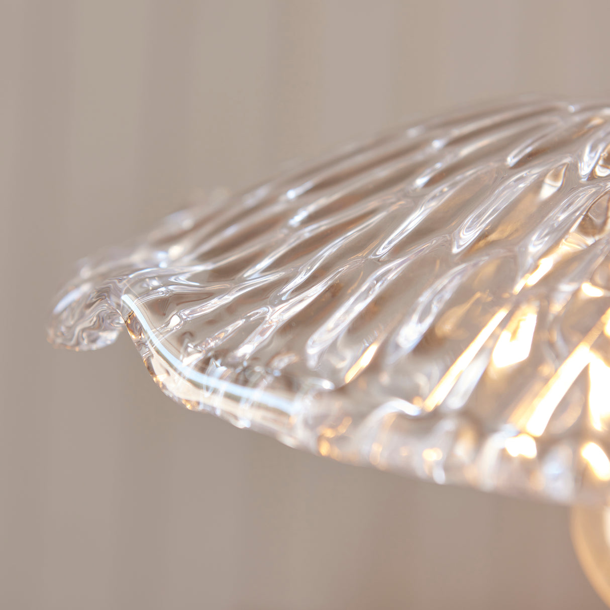 Endon Orchid Easyfit Pendant Clear glass