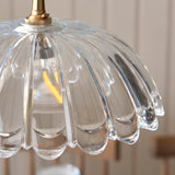 Endon Carnation Easyfit Pendant Clear glass