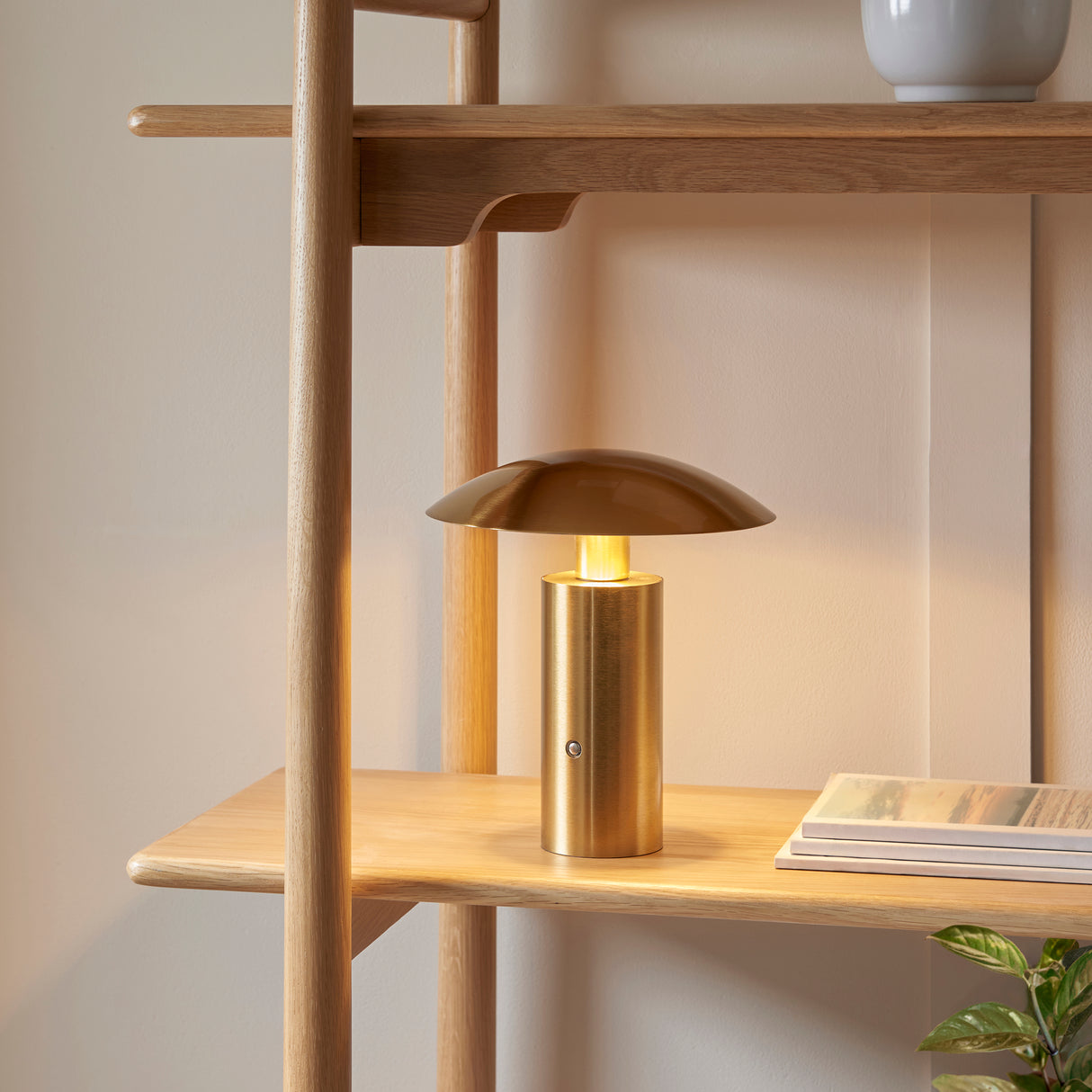 Endon Sunset Rechargeable Table Brushed gold finish