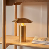Endon Sunset Rechargeable Table Brushed gold finish