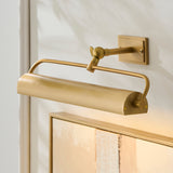 Endon Nantes Rechargeable Picture Light Warm brass plate & frosted pc