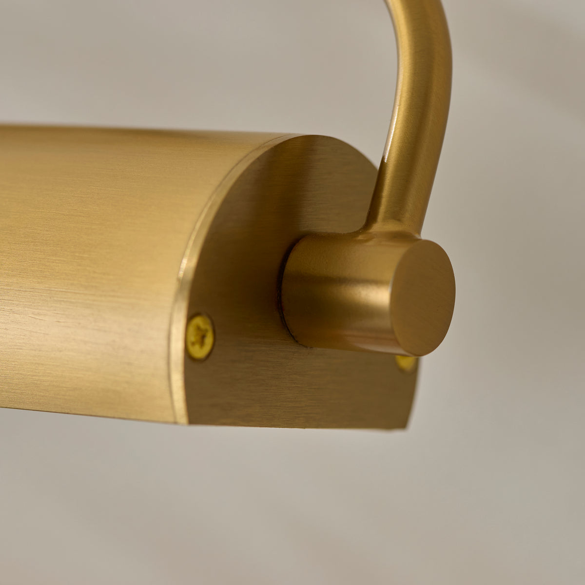 Endon Nantes Rechargeable Picture Light Warm brass plate & frosted pc