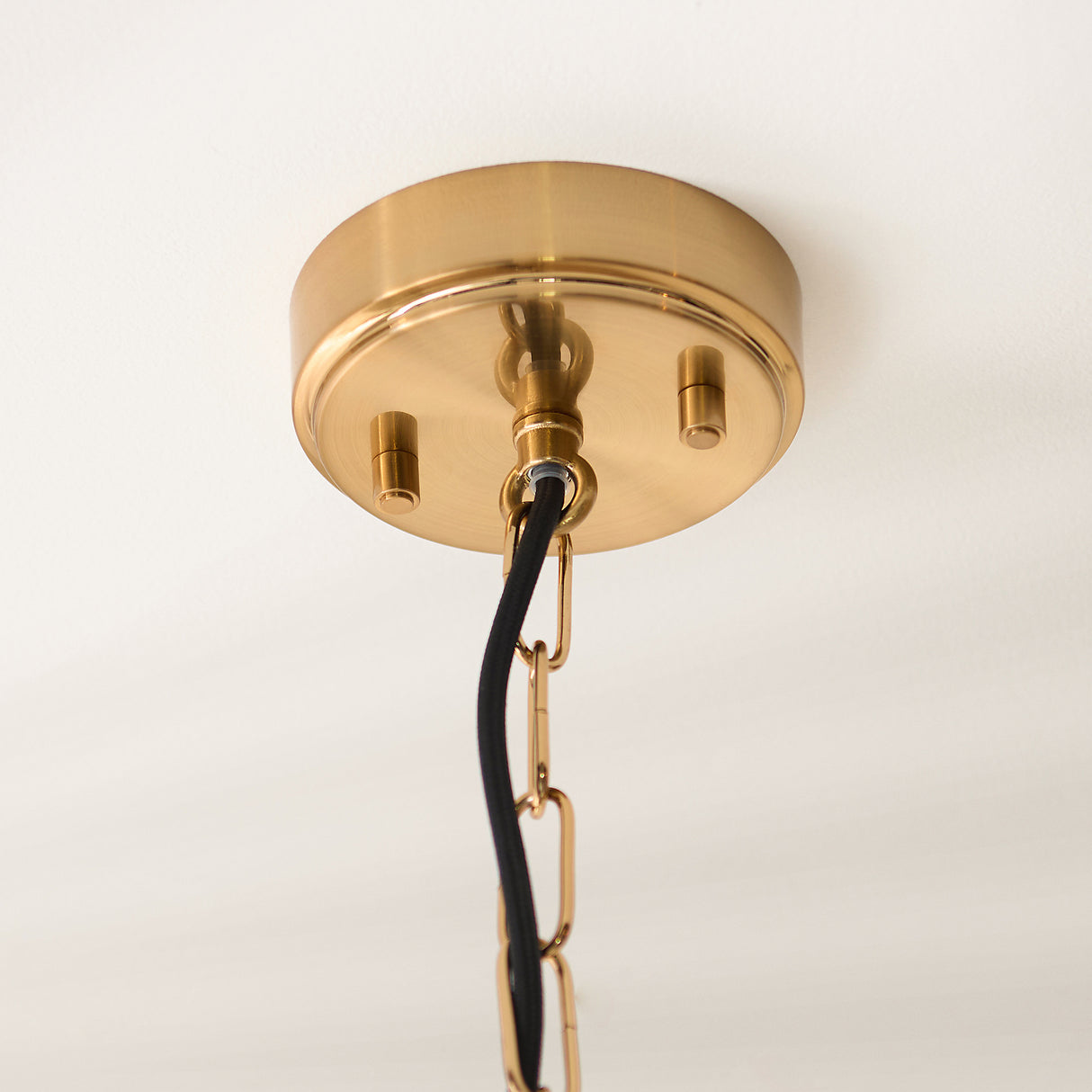 Endon Hammond Grand Pendant Antique Brushed Solid Brass