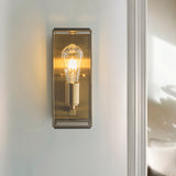 Endon Hammond Wall Antique Brushed Solid Brass