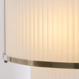 Endon Ridgeton 5lt Tiered Pendant Antique brass plate & frosted ribbed glass