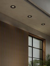 Astro Kos Recessed Textured Black Outdoor Downlight