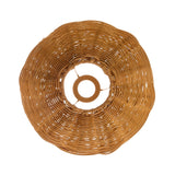 Endon Rattan 22cm Tapered Shade Dark rattan