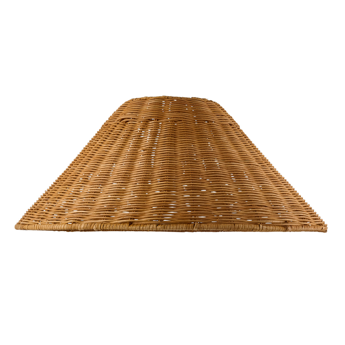Endon Rattan 52cm Tapered Shade Dark rattan