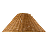 Endon Rattan 52cm Tapered Shade Dark rattan