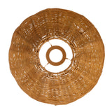Endon Rattan 31cm Tapered Shade Dark rattan