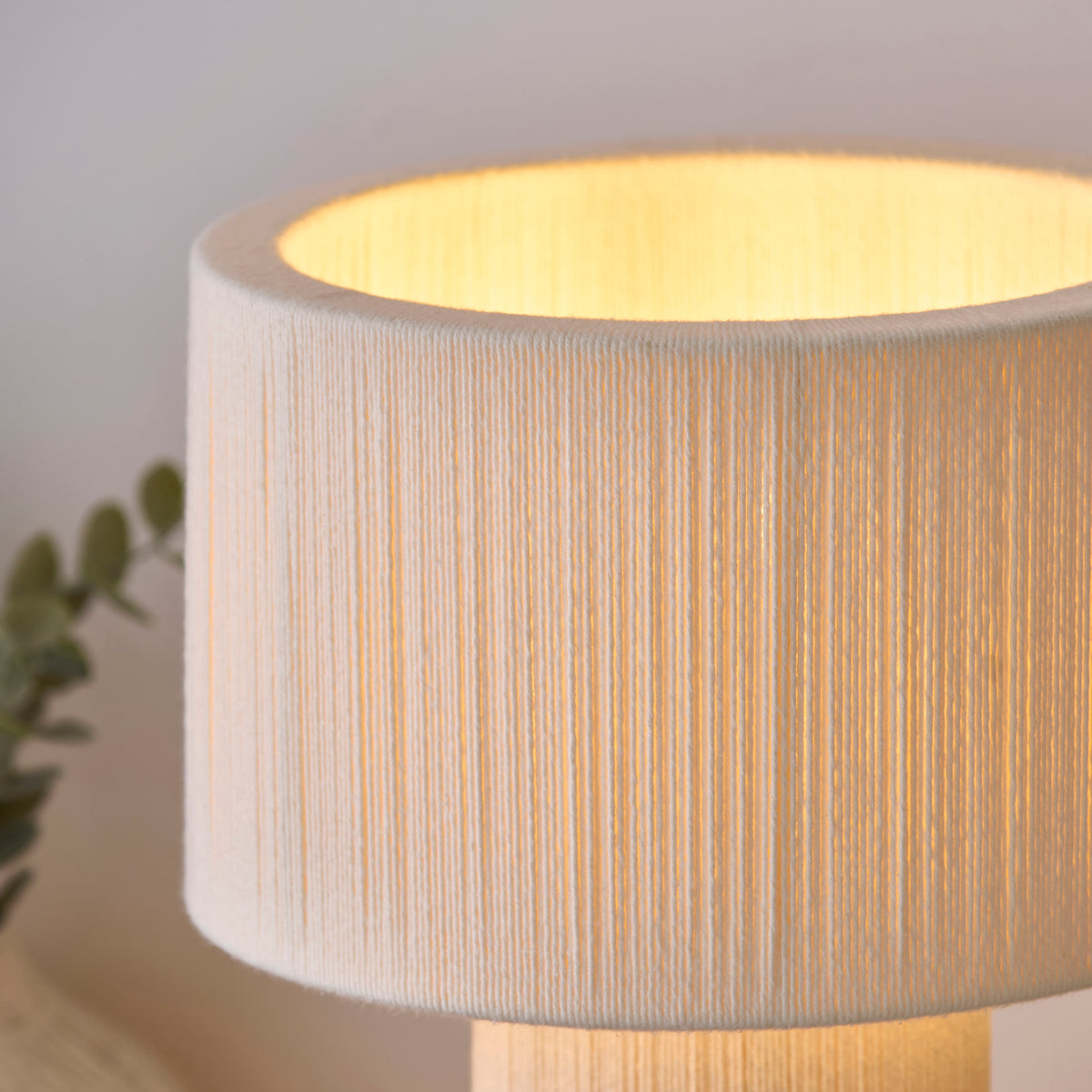 Endon Noah Table Cream cotton