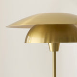Endon Lyon Floor Satin brass plate