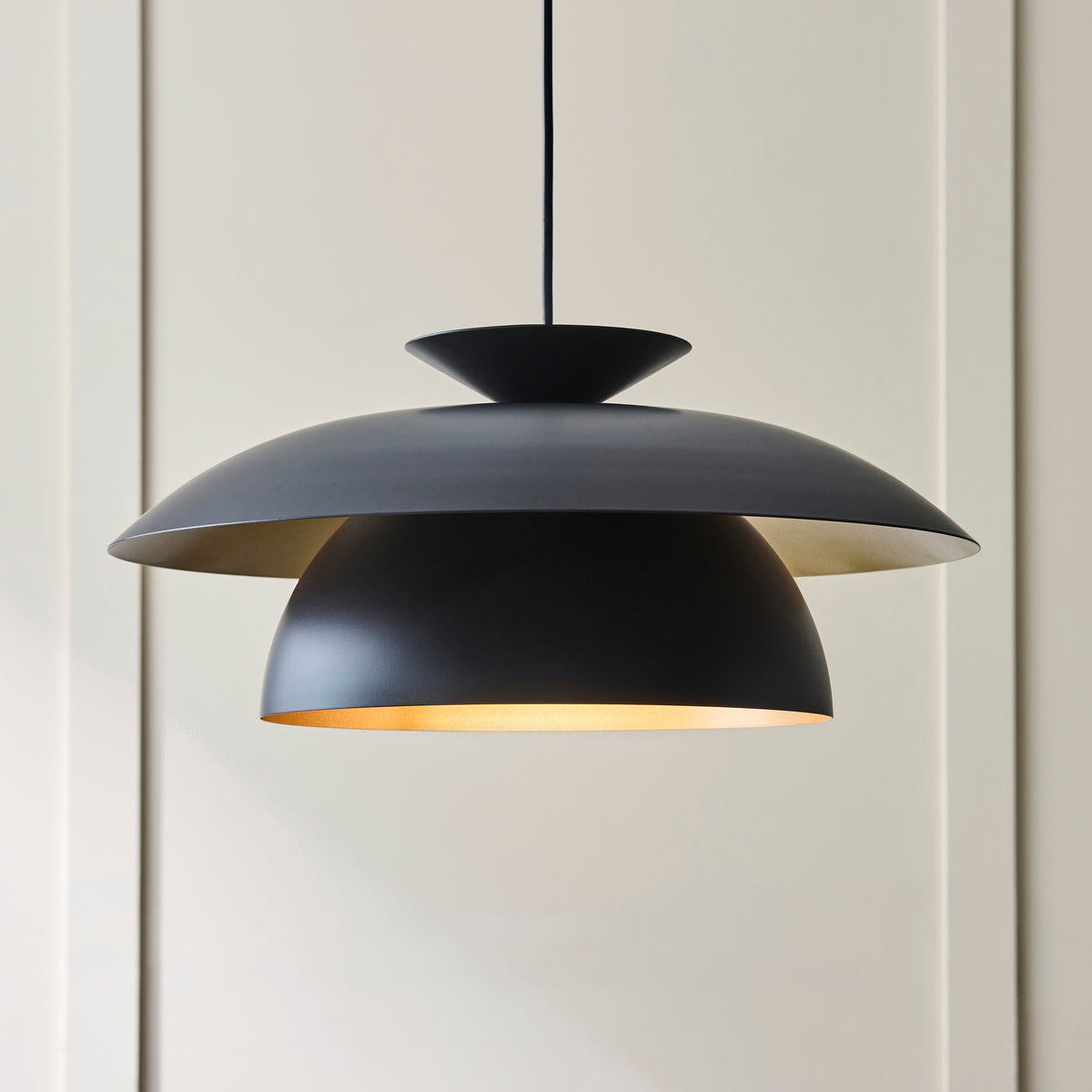 Endon Lyon Pendant Matt black