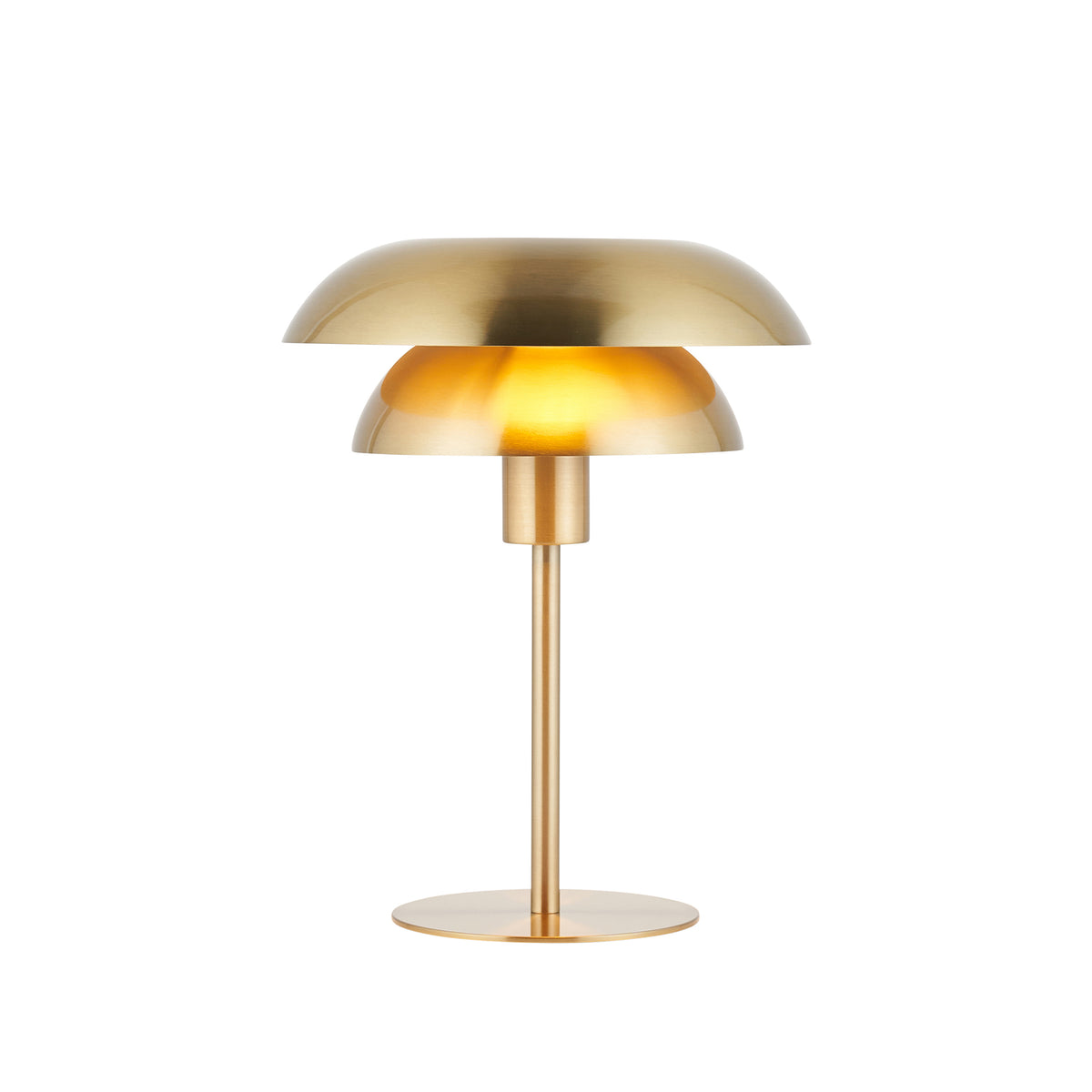 Endon Lyon Table Satin brass plate