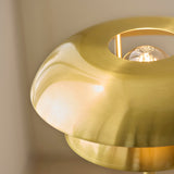 Endon Lyon Table Satin brass plate