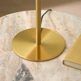 Endon Lyon Table Satin brass plate