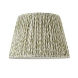 Endon Leaf 40cm Tapered Shade Herb garden green fabric