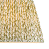 Endon Leaf 40cm Tapered Shade Herb garden green fabric