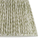 Endon Leaf 40cm Tapered Shade Herb garden green fabric
