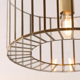 Endon Antalya Flush Antique solid brass with clear glass