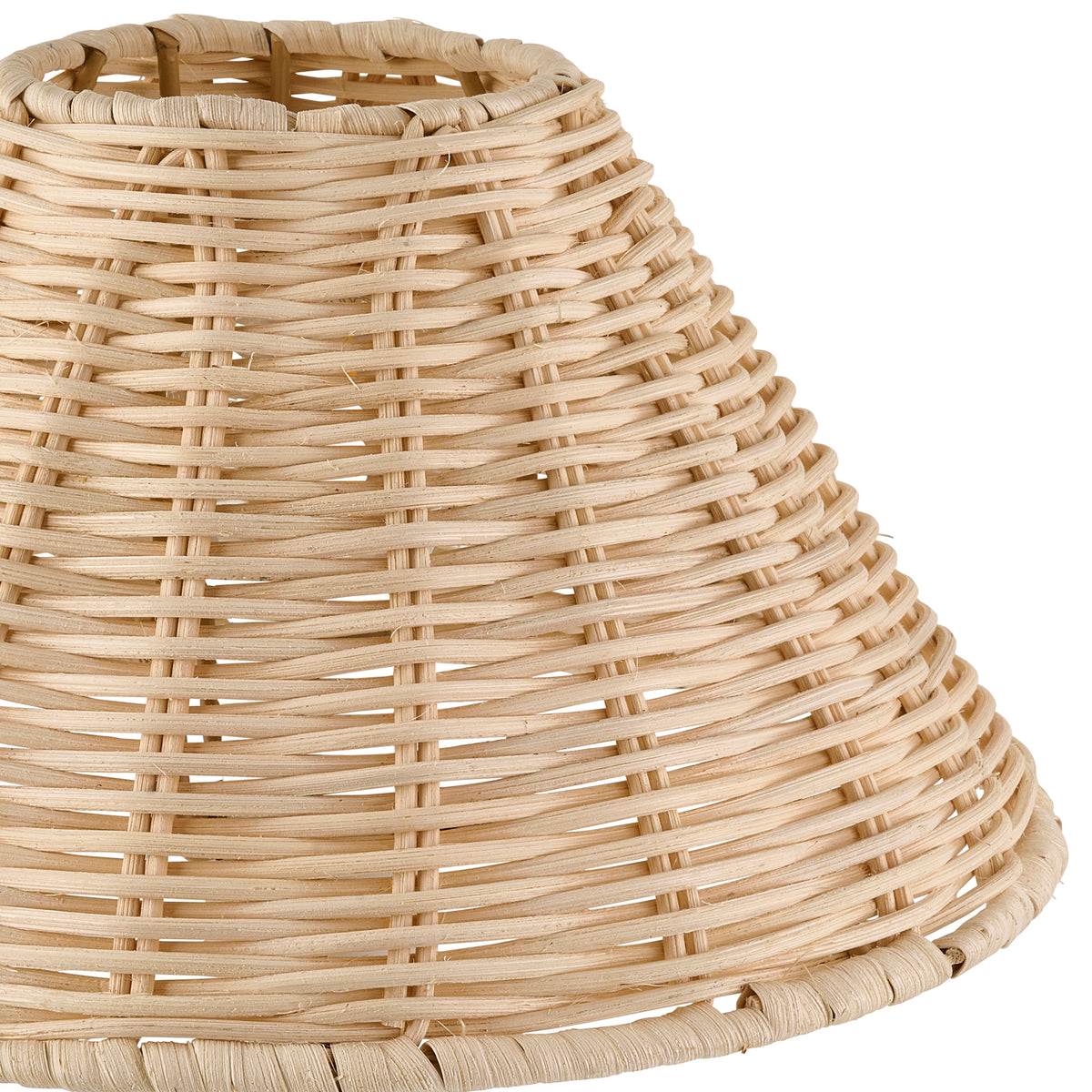 Endon Rattan 22cm Tapered Shade Natural rattan