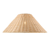 Endon Rattan 52cm Tapered Shade Natural rattan
