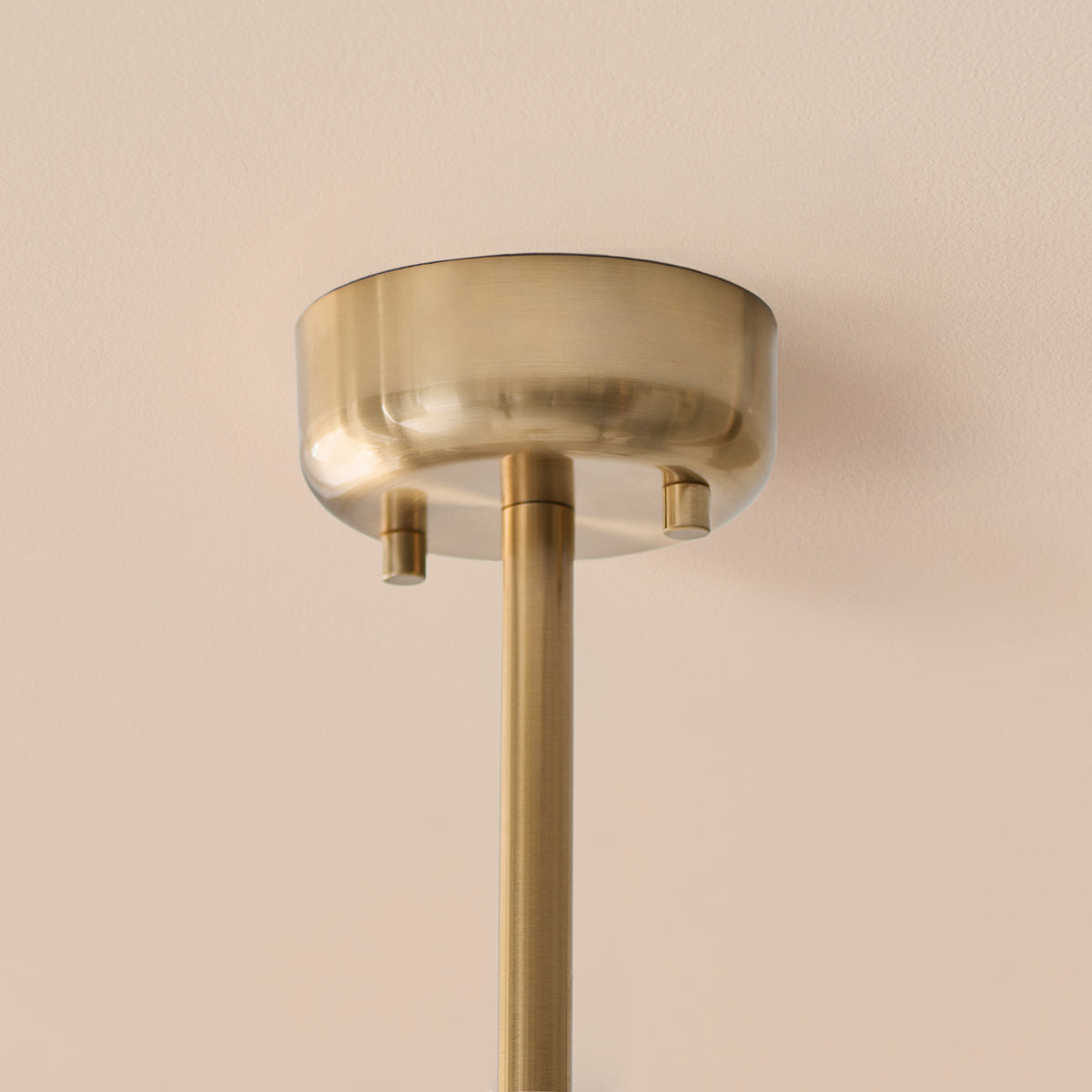 Endon Ottowa 5lt Pendant Brushed aged brass plate & opal glass