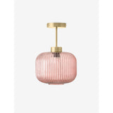 MADE.COM Briz Pink Ceiling Flush Fitting Light