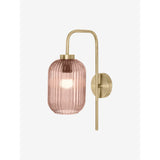 MADE.COM Briz Pink Wall Lamp