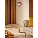 MADE.COM Briz Pink Floor Lamp