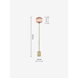 MADE.COM Briz Pink Floor Lamp