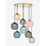 MADE.COM Blue Ilaria 8 Light Cluster Pendant Ceiling Light