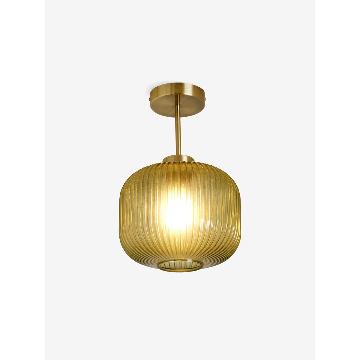 MADE.COM Briz Green Ceiling Flush Fitting Light