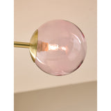 MADE.COM Pink Globe 3 Light Flush Ceiling