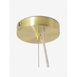 MADE.COM Brass/Opal Globe Chandelier Ceiling