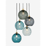 MADE.COM Blue Ilaria 5 Light Cluster Pendant Ceiling Light