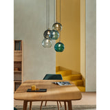 MADE.COM Blue Ilaria 5 Light Cluster Pendant Ceiling Light