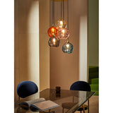 MADE.COM Red Multi Ilaria 5 Light Cluster Pendant Ceiling Light