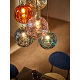 MADE.COM Red Multi Ilaria 5 Light Cluster Pendant Ceiling Light
