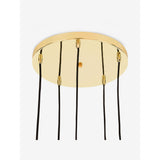 MADE.COM Pink Multi Ilaria 5 Light Cluster Pendant Ceiling Light