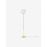 MADE.COM Brass/Pink Ilaria Floor Light