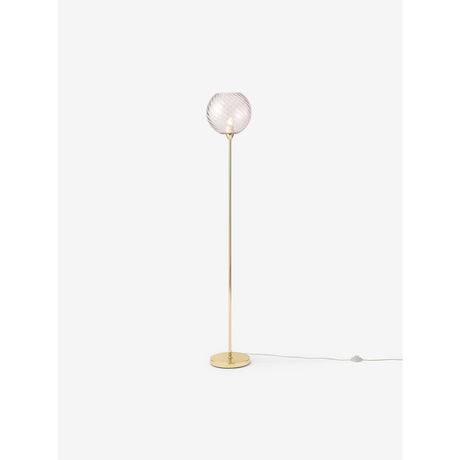 MADE.COM Brass/Pink Ilaria Floor Light