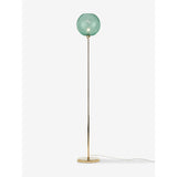 MADE.COM Blue/Brass Ilaria Floor Light